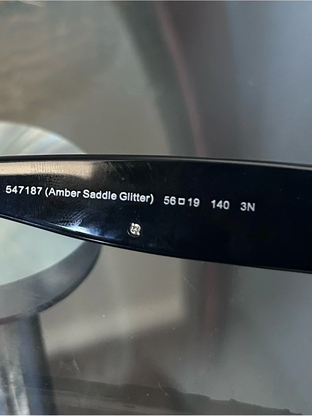 Coach Amber Saddle Glitter Sunglasses